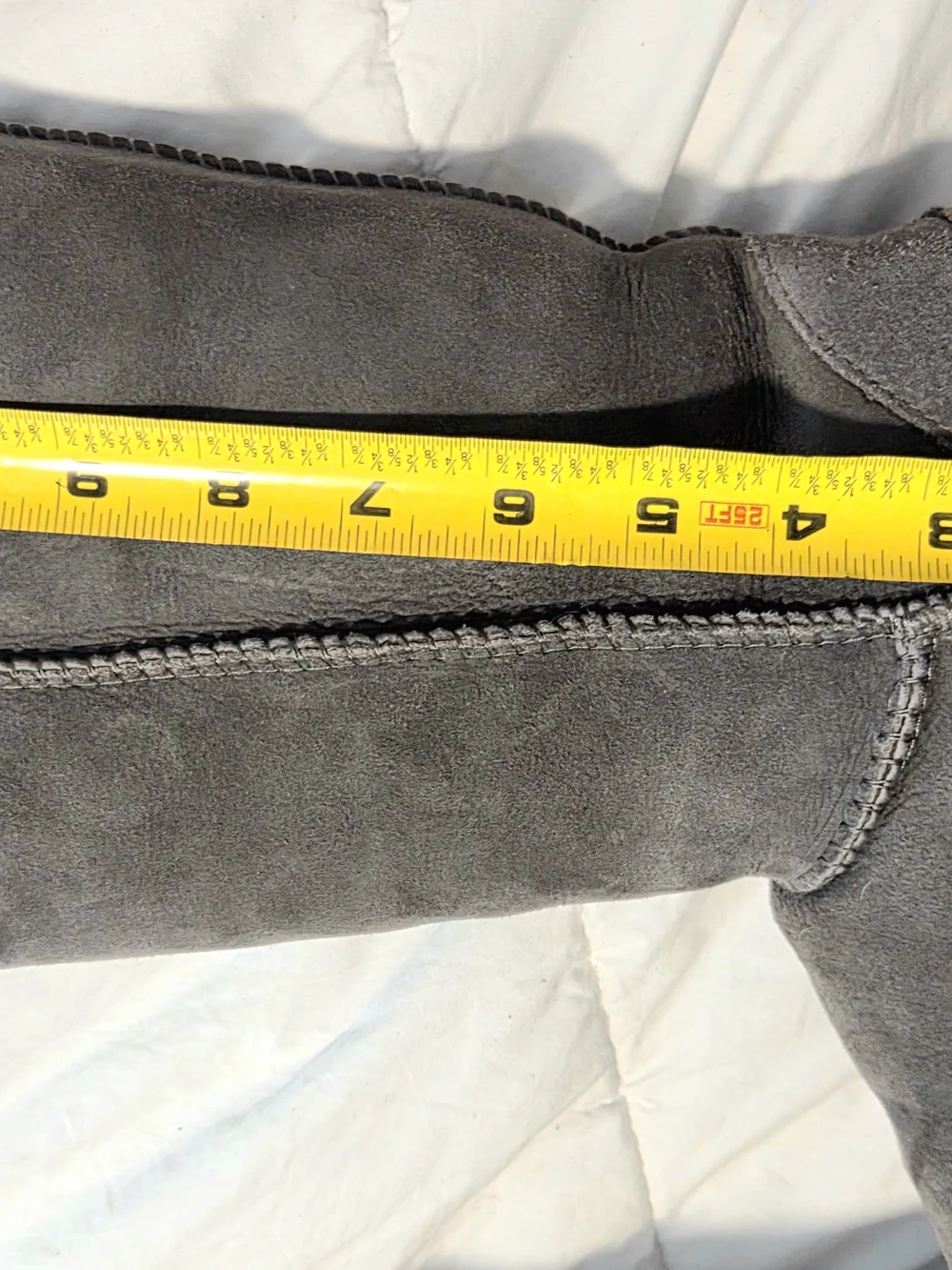 UGG Women's Tall Suede Boots in Charcoal Gray